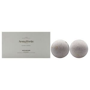 Soulful AromaBomb Duo by Aromaworks for Unisex - 2 x 8.81 oz Bath Bomb